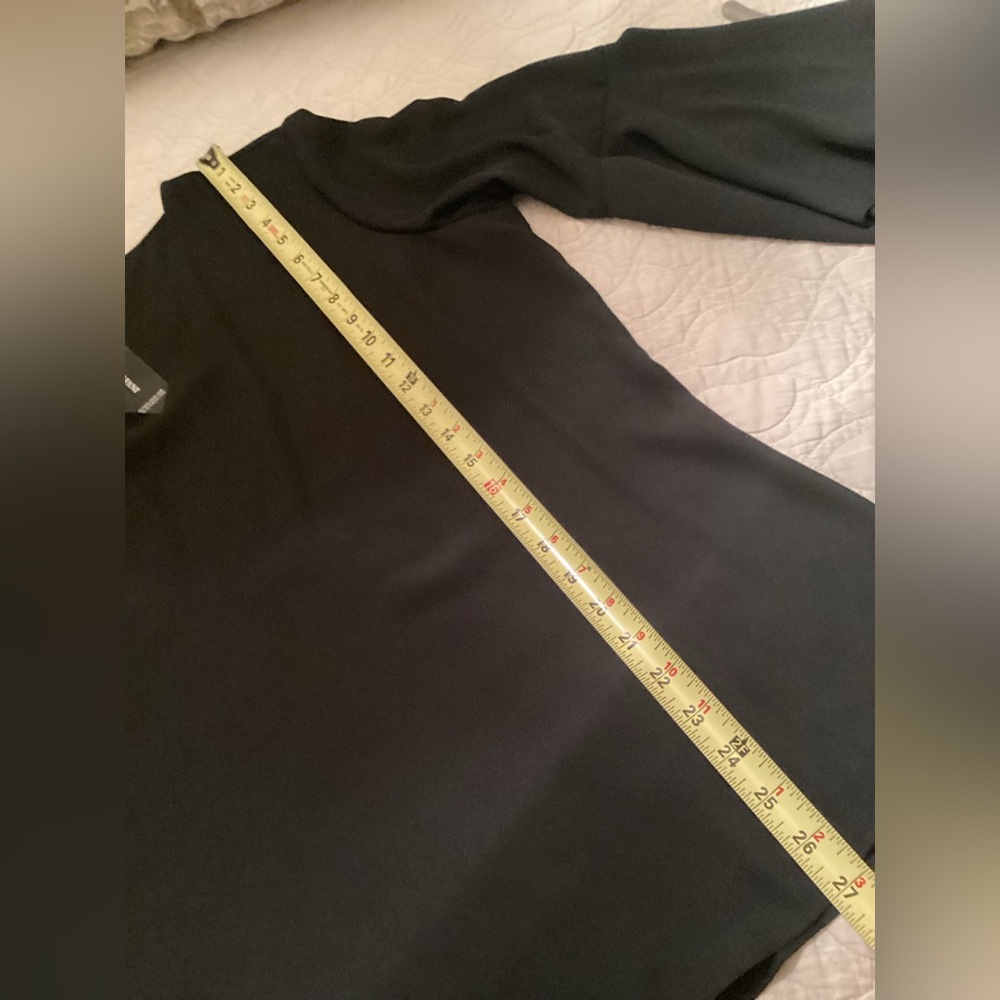 Alfani Flowy Top with Bell Sleeves Black (16) - Picture 10 of 14